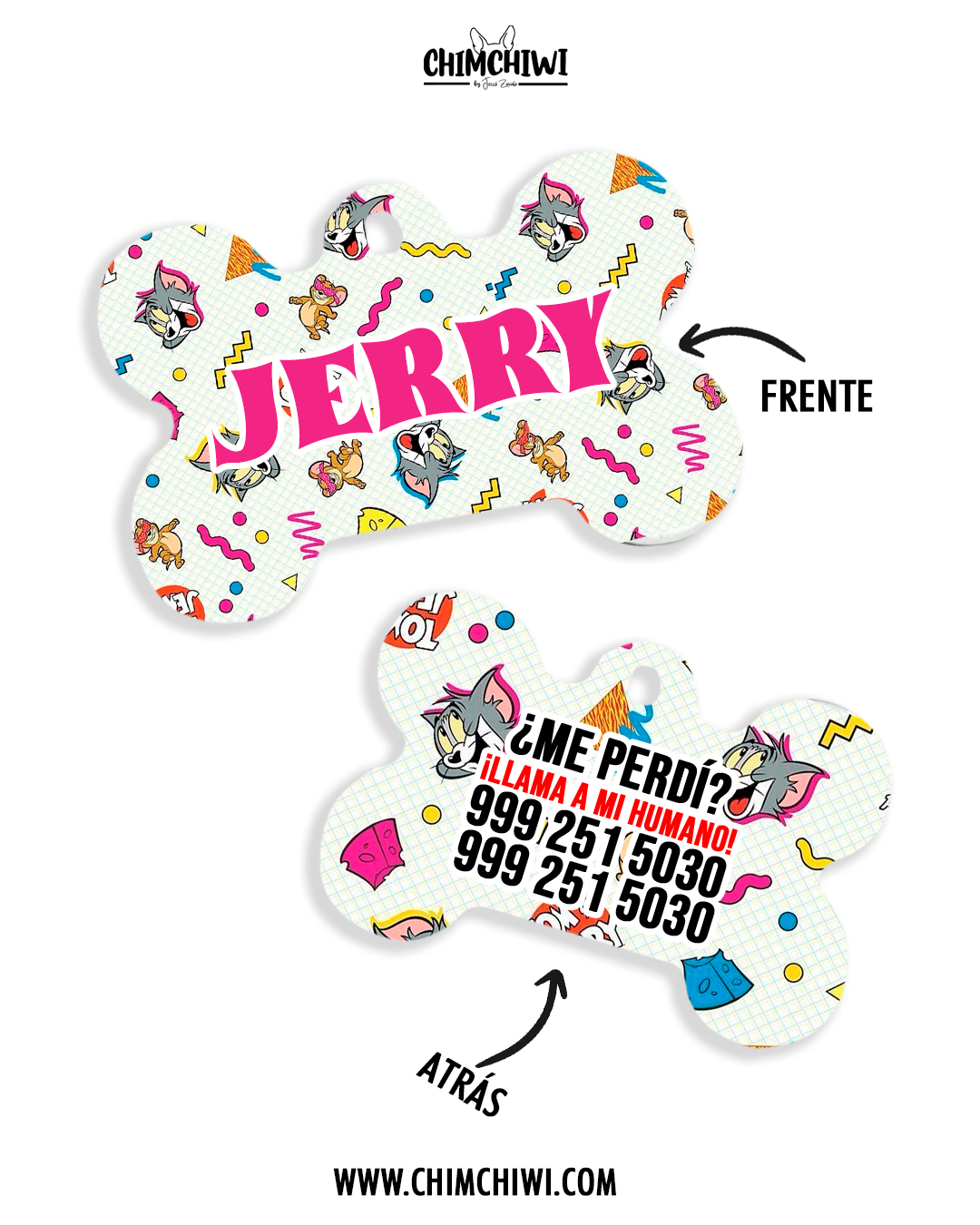 Placa Tom & Jerry