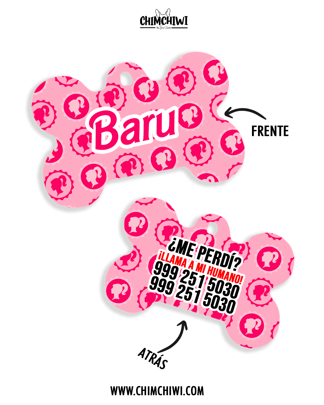 Placa Barbie 1