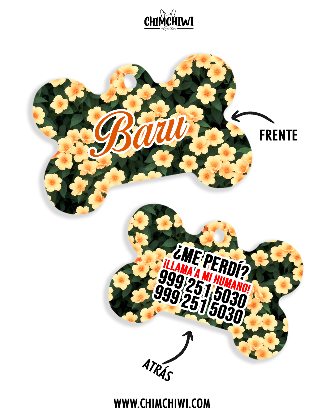 Placa Flowers 2