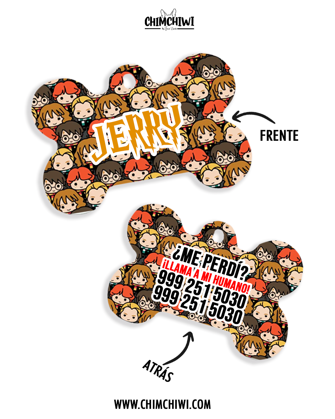 Placa Harry Potter Pattern