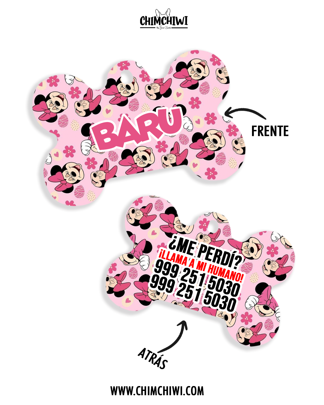 Placa Minnie 2
