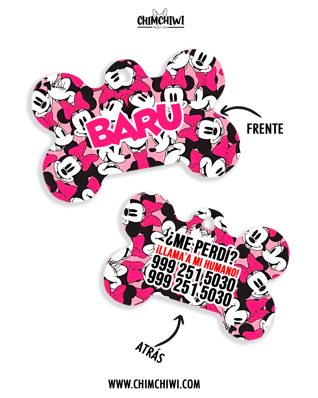 Placa Minnie