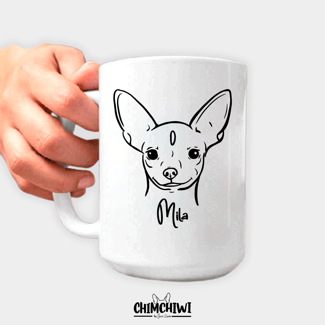 Taza con Silueta Personalizada