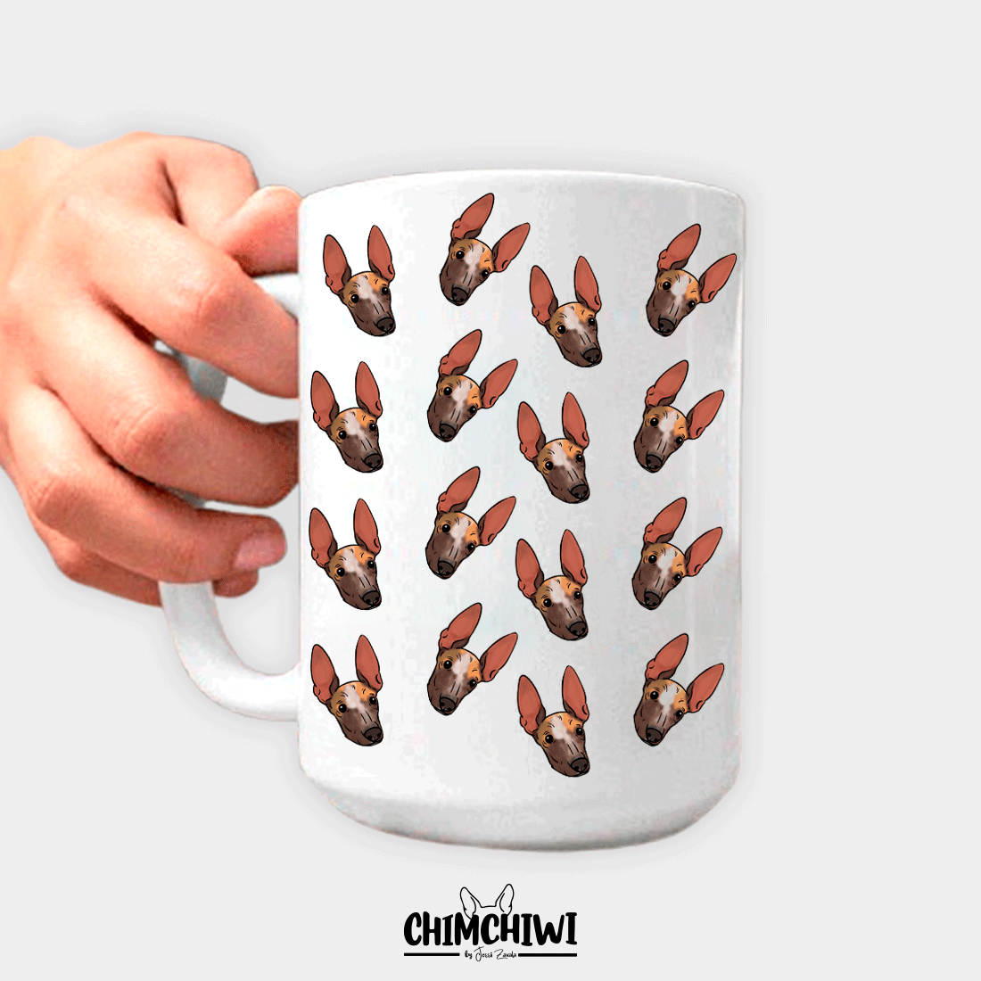 Taza con Pattern Ilustración Personalizada