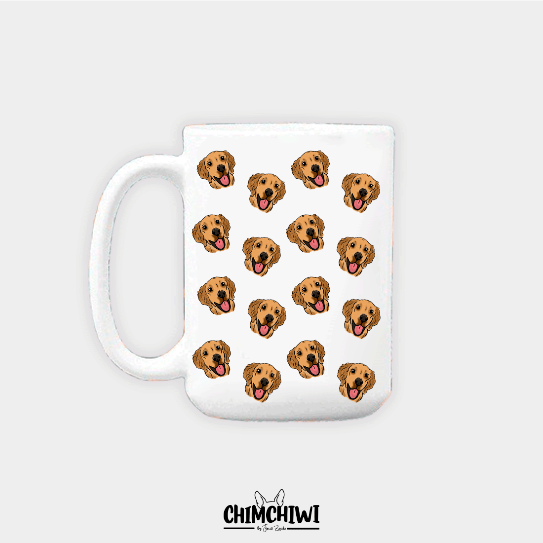 Taza con Pattern Ilustración Personalizada