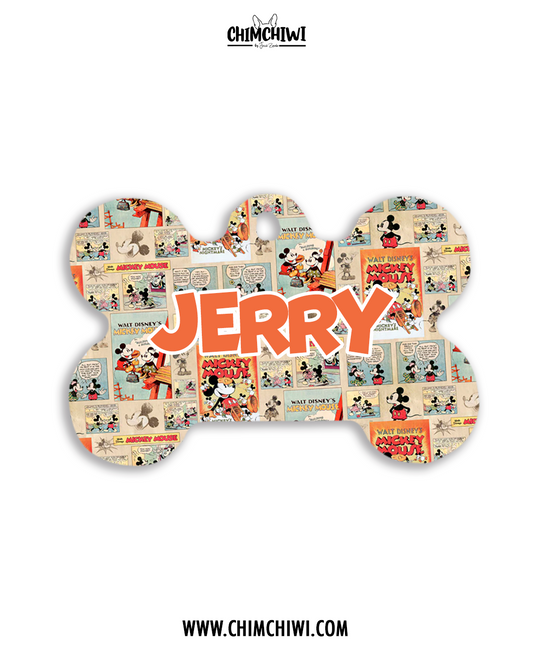 Placa Mickey Cómic