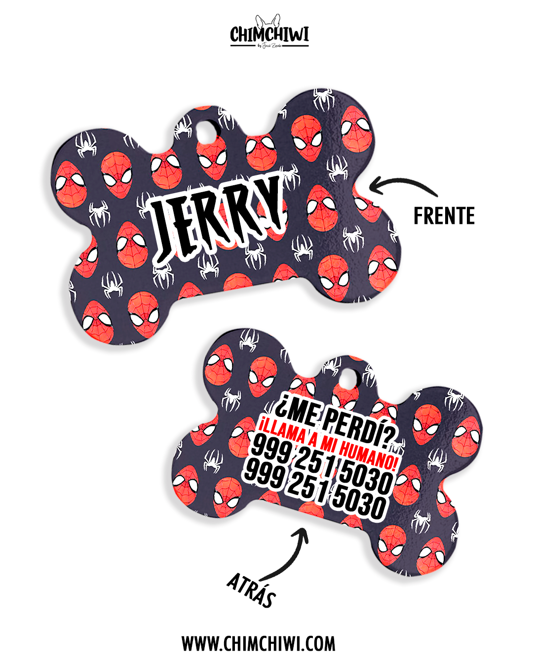Placa Spider Man Pattern