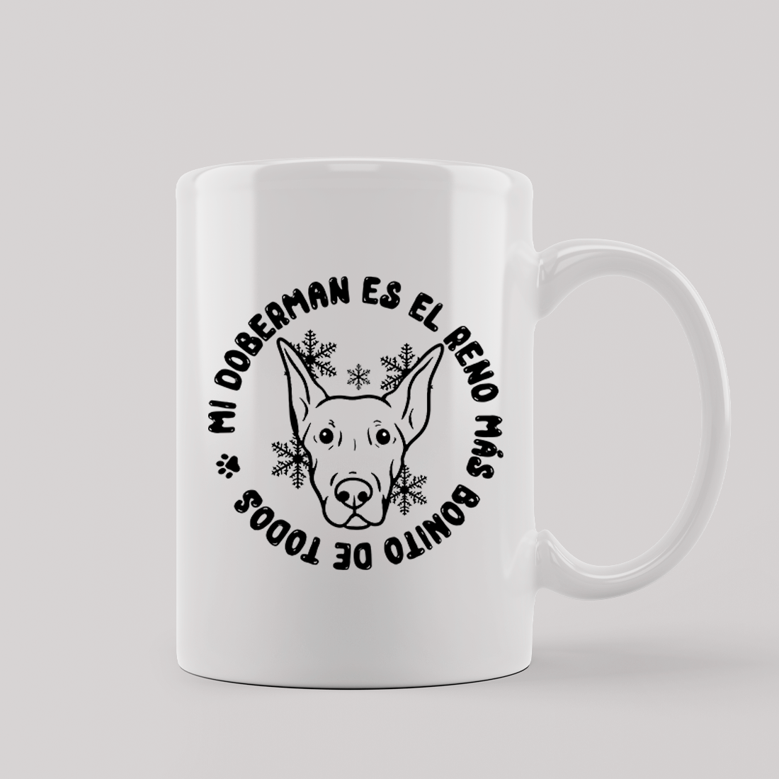 Taza Navideña con Ilustración