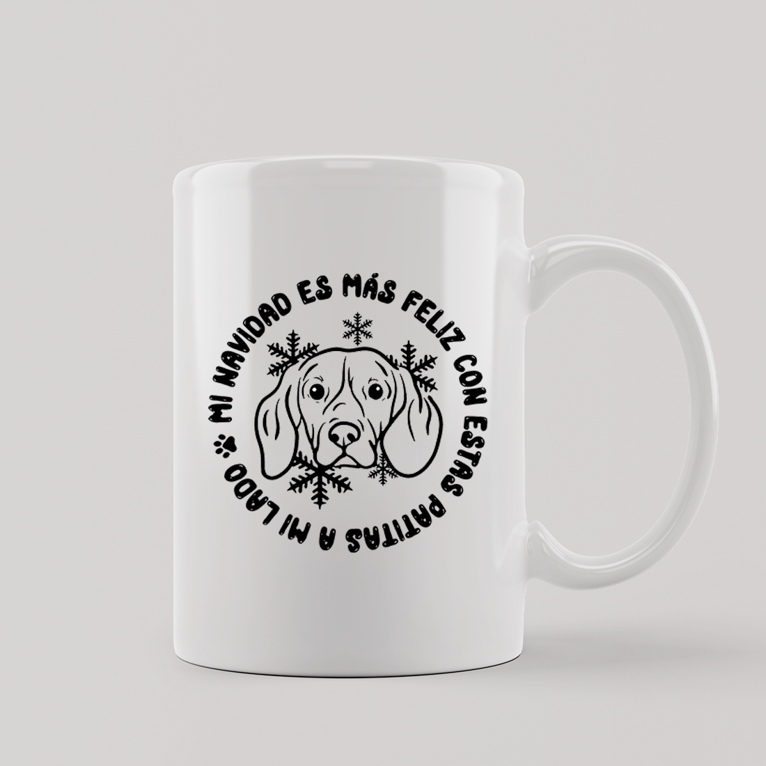 Taza Navideña con Ilustración